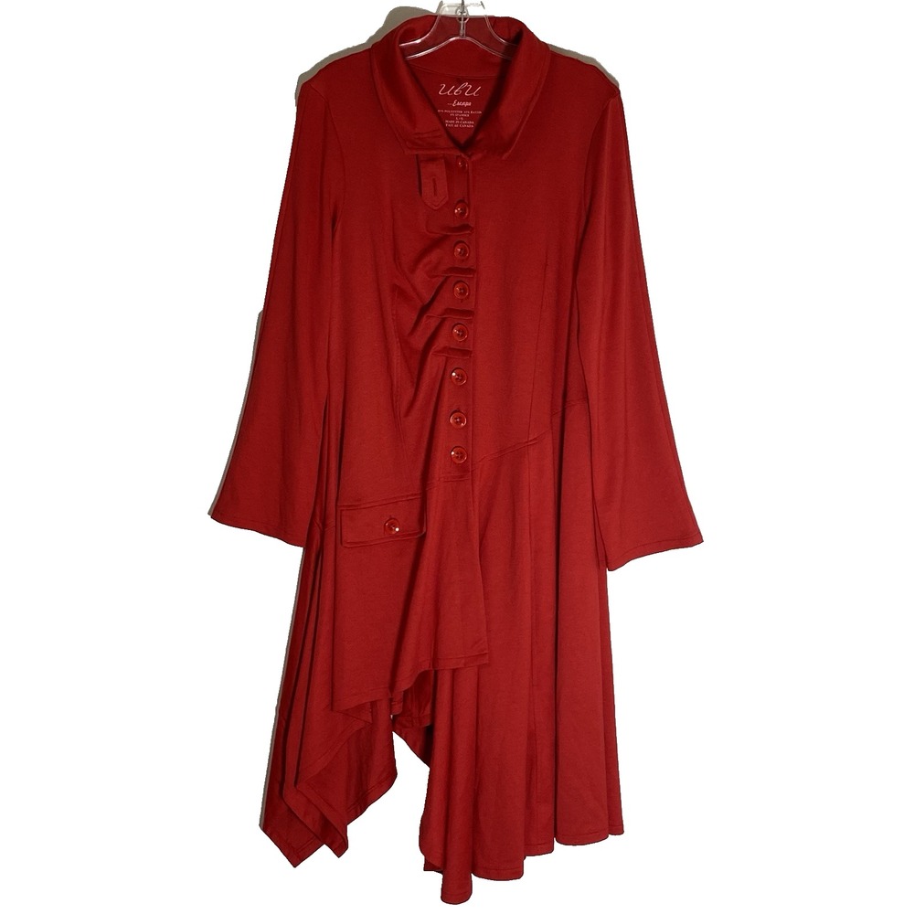 Ubu Escape Jacket Womens Large Red I'll Be Me Touch Of Basic Richness Modern L